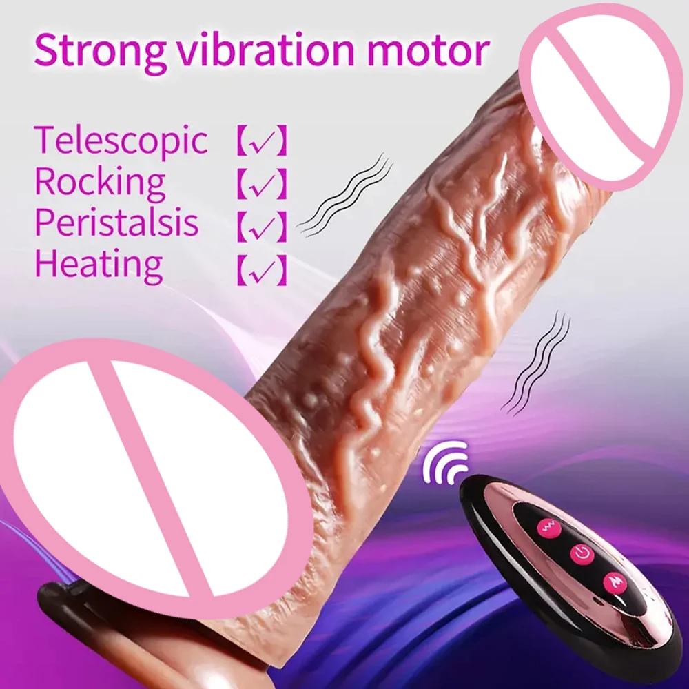 Фаллоимитатор реалистичный силиконовый пенис Анальный вибратор перистальский