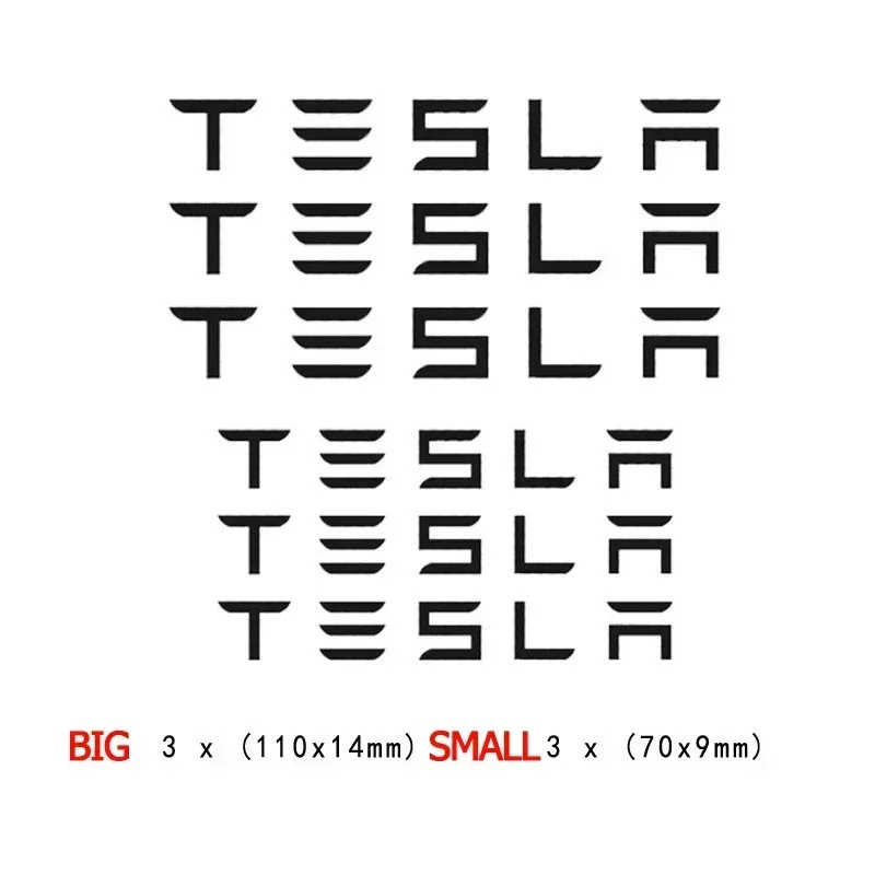 

6 шт. наклейки на автомобильный тормозной суппорт для Tesla Model 3 X S Y Roadster P75D P85D P90D P100D, наклейки на окна бокового крыла, аксессуары