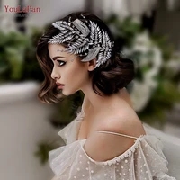 youlapan hp460 fashion bridal headpiece wedding hair accessories bride crown princess headwear women headdress girl head piece