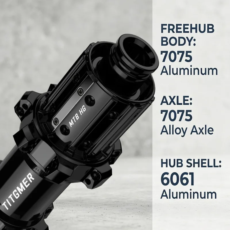 Фото Втулка для горного велосипеда TITGMER M310, 28 отверстий, с трещоткой 36T, Boost, для Shimano Sram HG XD Micro Spline, прямое крепление, 6 болтов, 28 отверстий. №3
