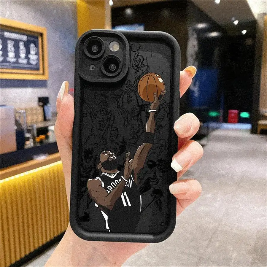 Sports Basketball Phone Case for Apple iPhone 16 11 13 15 12 14 Pro Max 7 XR X XS Mini Plus 8 SE Silicone Cover