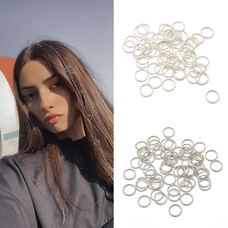 Hair Rings Dreadlock Beads Cuffs Opening Rings For Hair Accessories Styling Braider For Kids