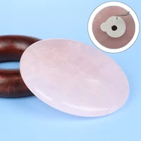 1pcs pink round jade stone eyelash extension glue adhesive pallet pad stand holder for fake eye lash holder tool