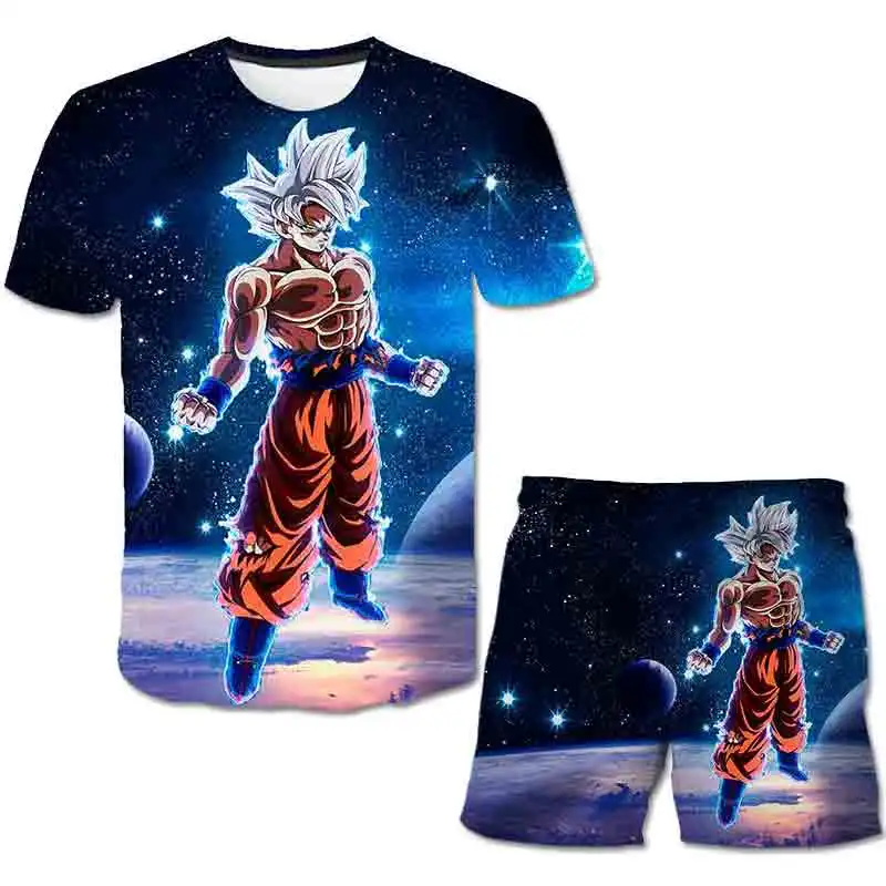 

2022 Summer Kids Drαgon-Bαll Z 3D Printed Clothes Set Boys Girls Summer T-Shirts 2 Piece Set 4-14 Years Old Fashion New Sets