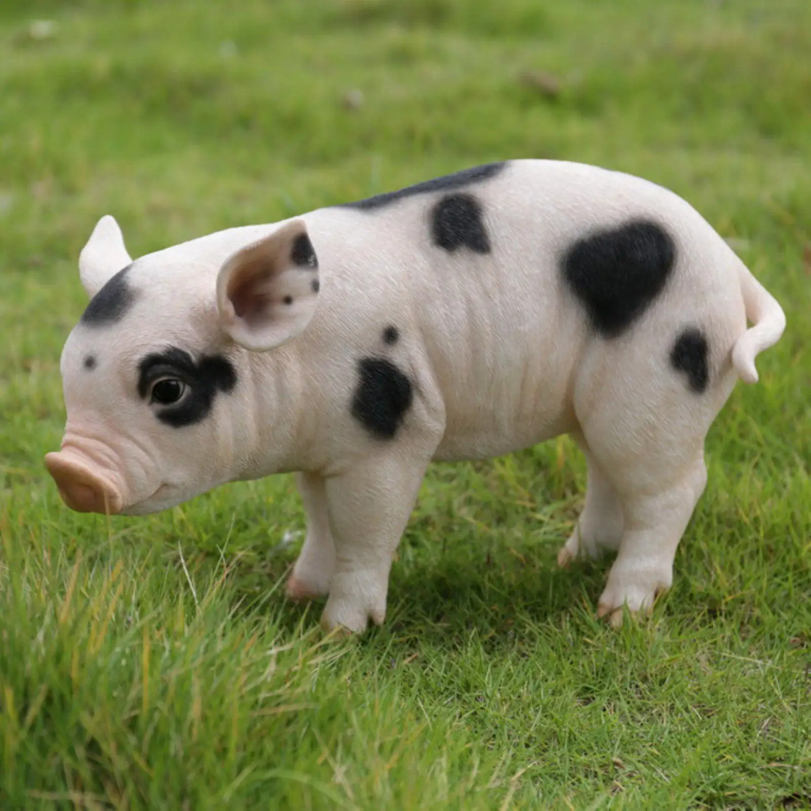 

Hi-Line Gift 9" Standing Baby Pig Garden Statue