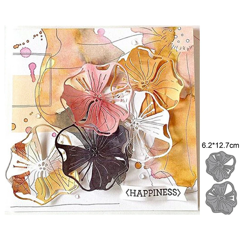 

Christmas Flowers Metal Cutting Dies For DIY Scrapbooking dies Paper Cards Decoration Embossing Die Cuts Stencils dies Templates