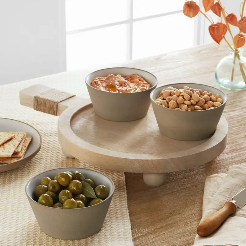 

Mango Wood Condiment Board Set by Dave & Jenny Marrs