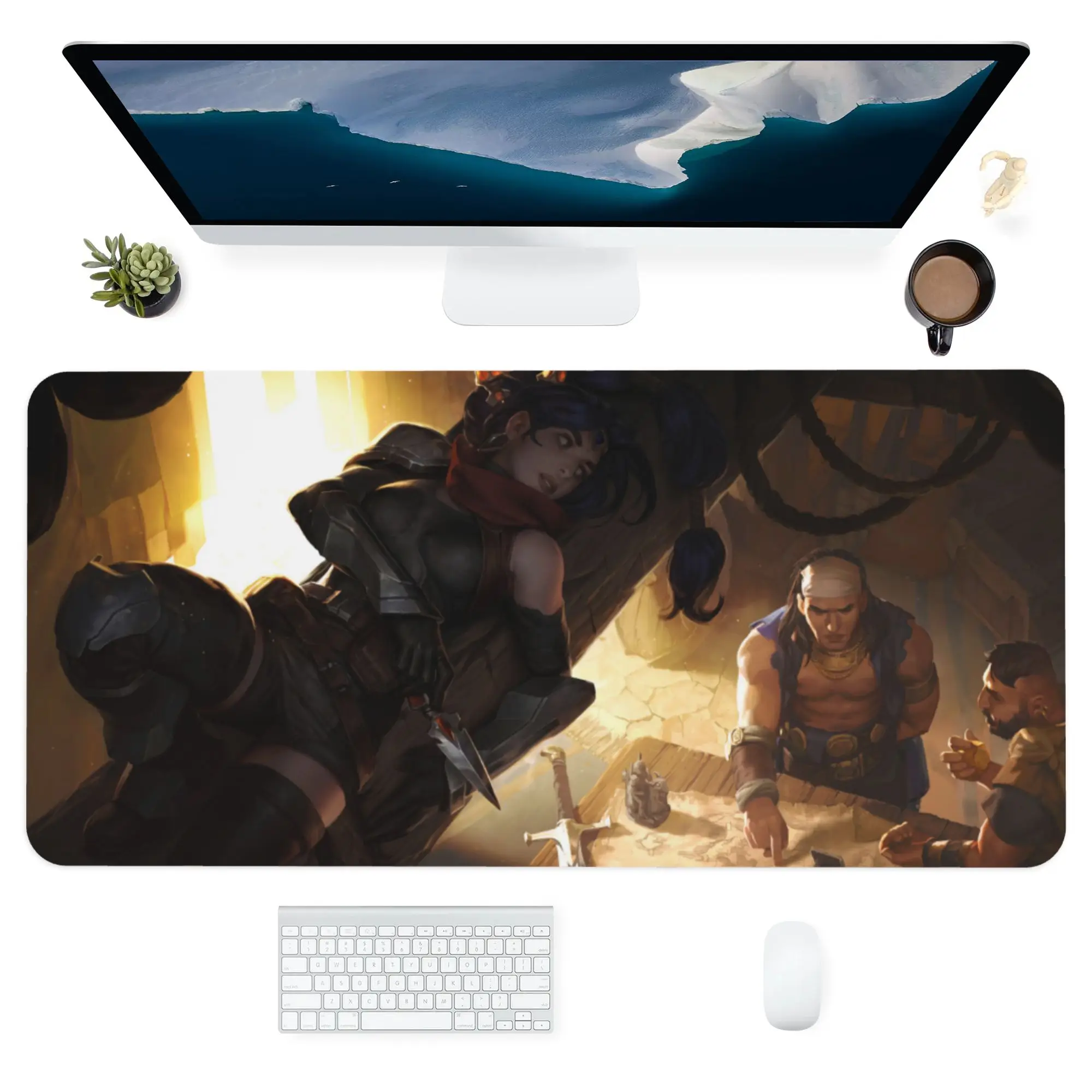 

Mousepad Large Mouse Pad Mat Gaming Desk Pad Deskmat Rug Gamer Mause Carpet Computer Accessories Mats Mous Tabl Extended Assasin