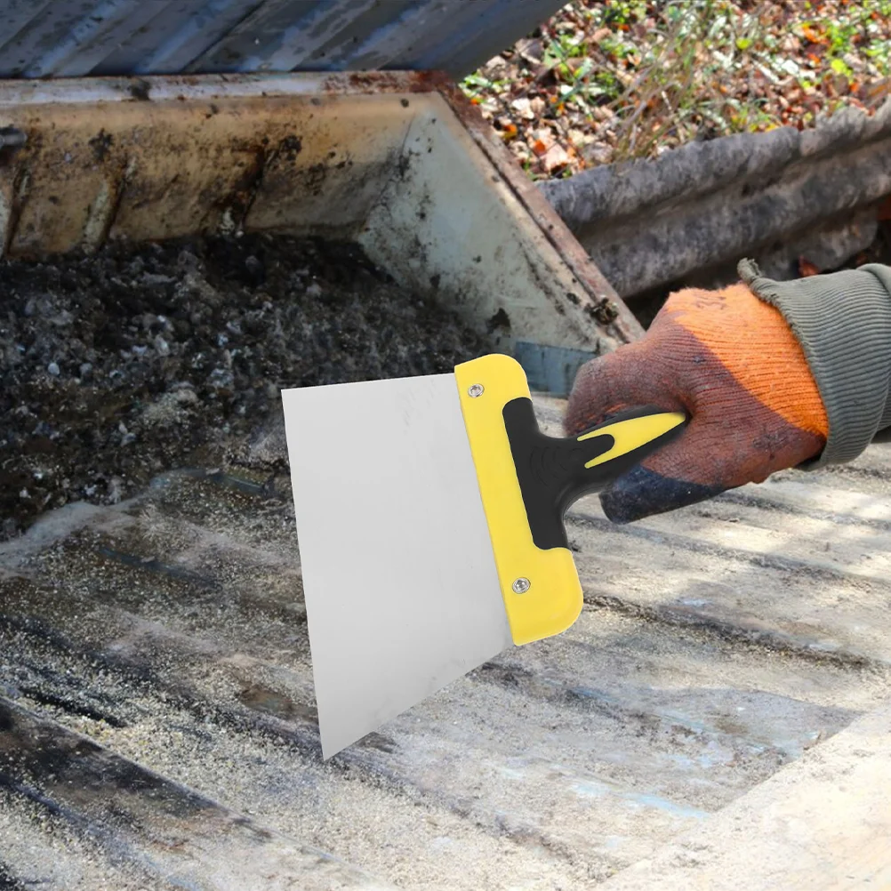 Прозрачный скребок для очистки Guano шпатель лица бытовой из нержавеющей стали