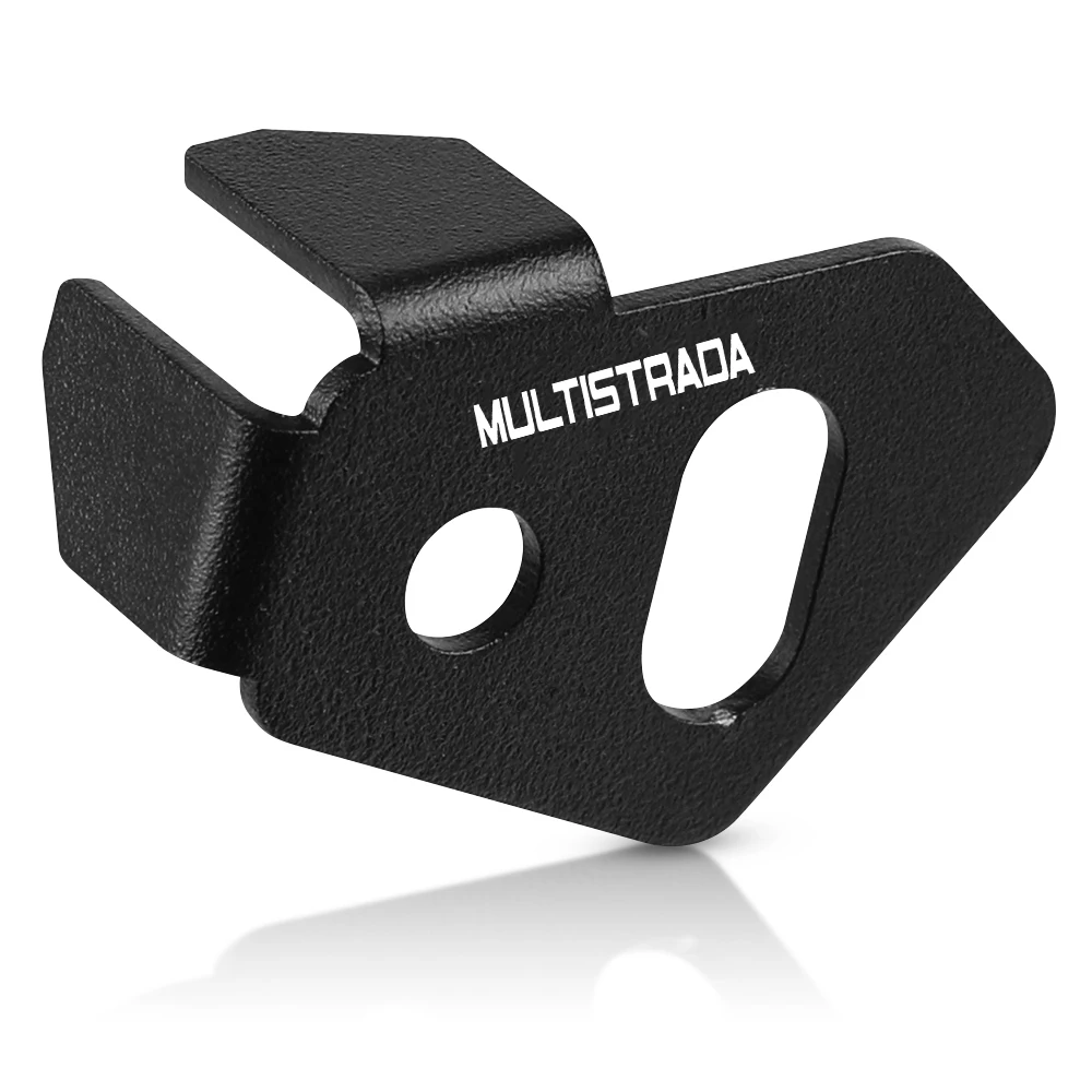 

WITH LOGO For Ducati Multistrada 1200 Motorcycle Accessories Multistrada1200 Rear ABS Sensor Guard Cover Protector CNC All Year