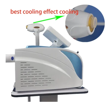 

Ручка кулера + аппарат для удаления волос с диодным лазером 1800 Вт и большим точечным размером 755/808 нм