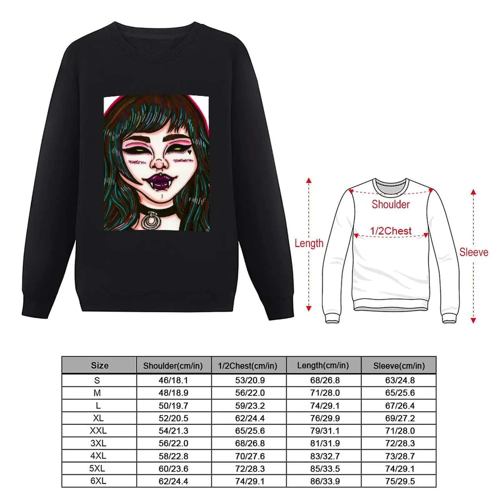 Пуловер с капюшоном VAMPY эстетичная одежда мужская толстовка