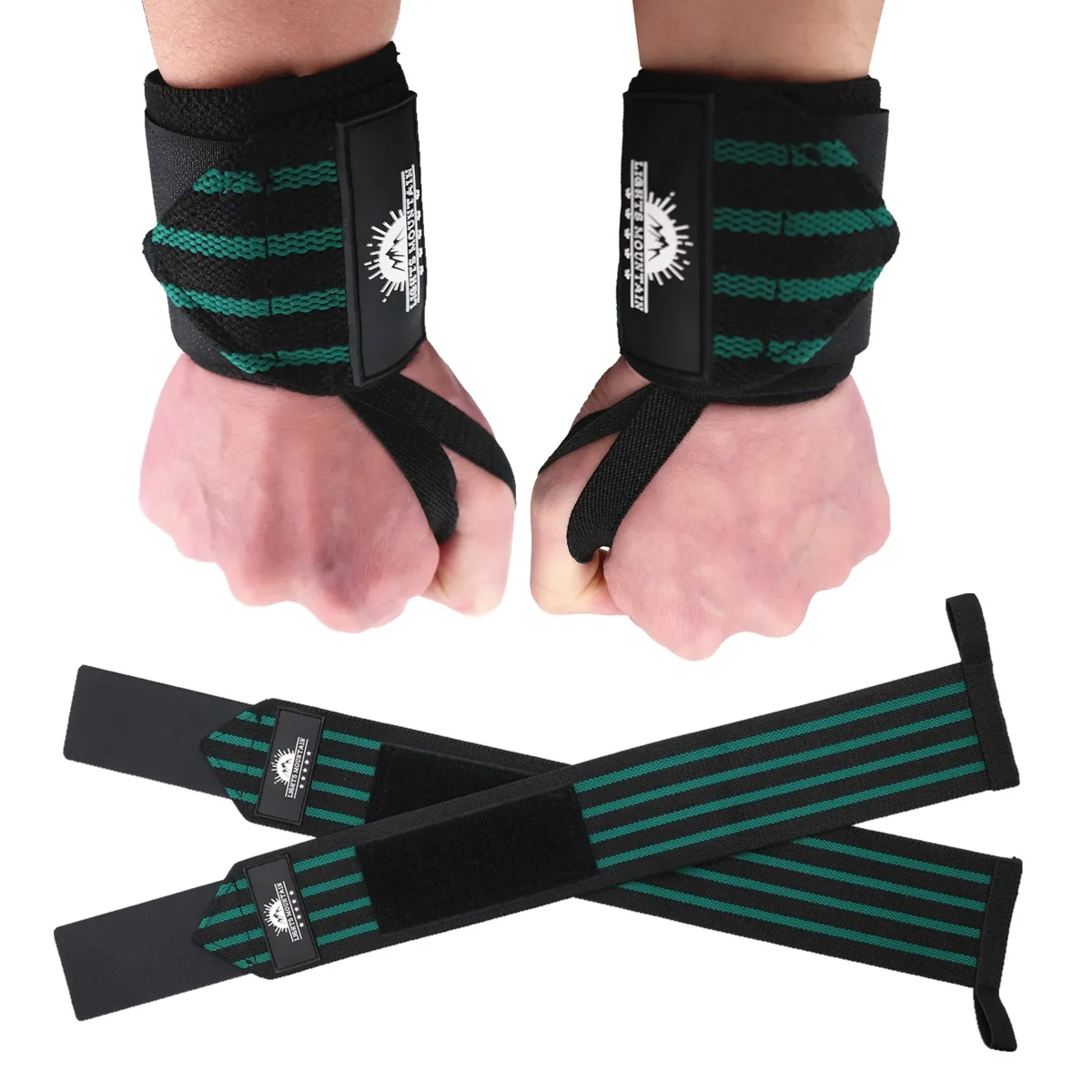 

Wrist Wraps for Weightlifting Crossfit Straps Gym Accessories Men Powerlifting Wrist Support Bodybuilding Strength Trainning