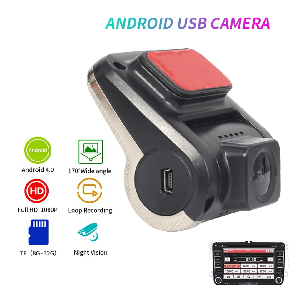 

Car DVR 1080P Full HD Dash Cam USB Car Video Recorder Auto Dash Camera Car Motion Detector ADAS Assistance Night Vision G-sensor