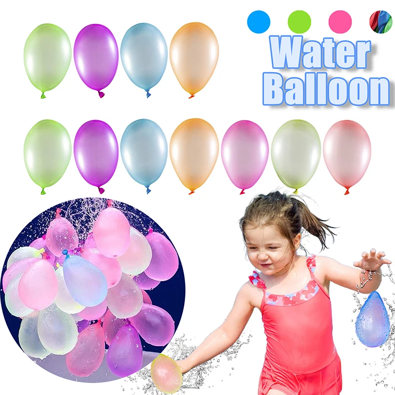 

Rapid-Filling Water Balloons Instant Color Water Balloon Self-Sealing Latex Water Bomb for Outdoor Family/Friend/Children