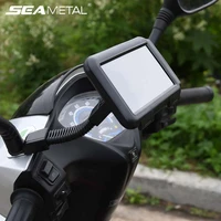 bicycle handlebar cell phone holder motorcycle rear view mirror stand waterproof phone bag case cover for iphone samsung xiaomi