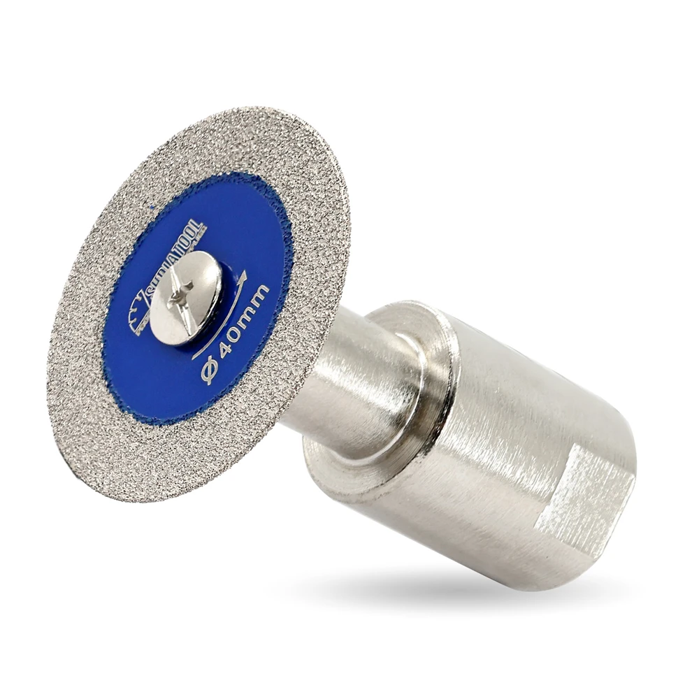 SHDIATOOL Резная пила M14 Фланец Мини-резак Диаметр 30/40/50 мм Гравировальный режущий диск Стеклянный нефритовый кристаллический диск