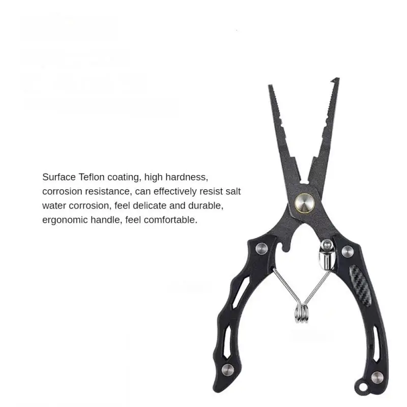 

Рыболовные плоскогубцы Luya, высокопрочные обработанные рыболовные аксессуары из нержавеющей стали, плоскогубцы для лески, рыболовные щипцы