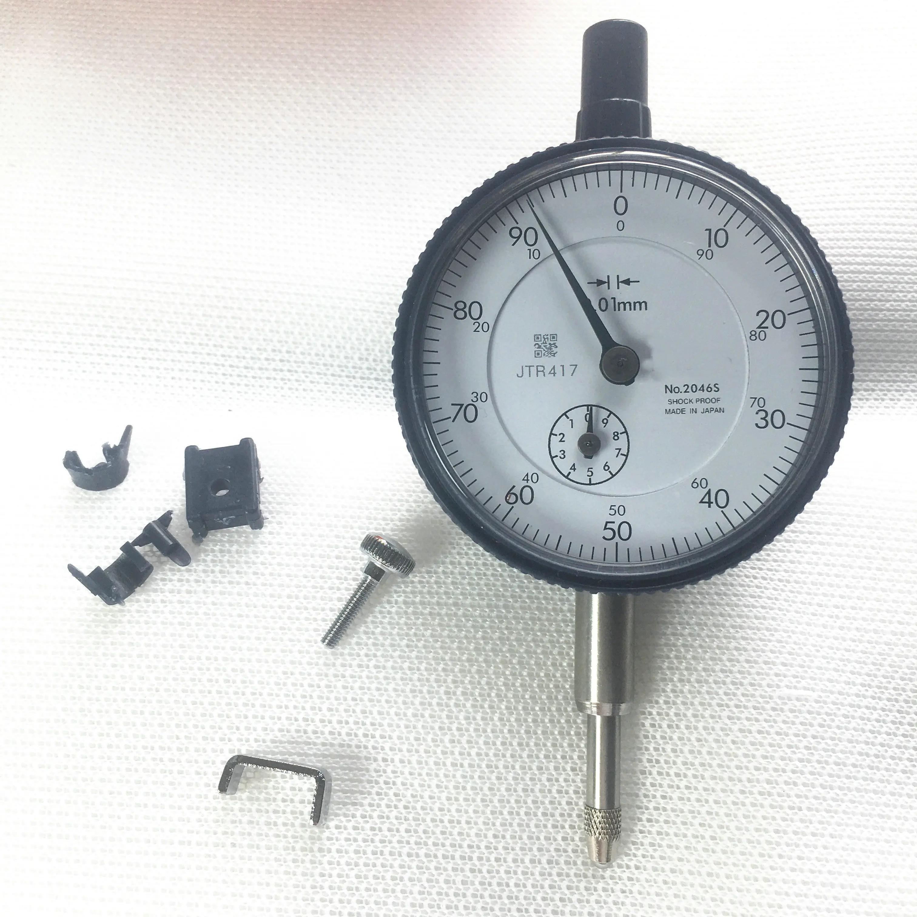 

Индикатор циферблата Mitutoyo inmm № 2046S 0-10 мм, точный индикатор разрешения 0,01 мм, измерительные противоударные измерительные инструменты 23