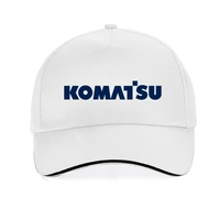 men komatsu truck classic baseball cap funny summer outdoor unisex trucker hat snapback gorras