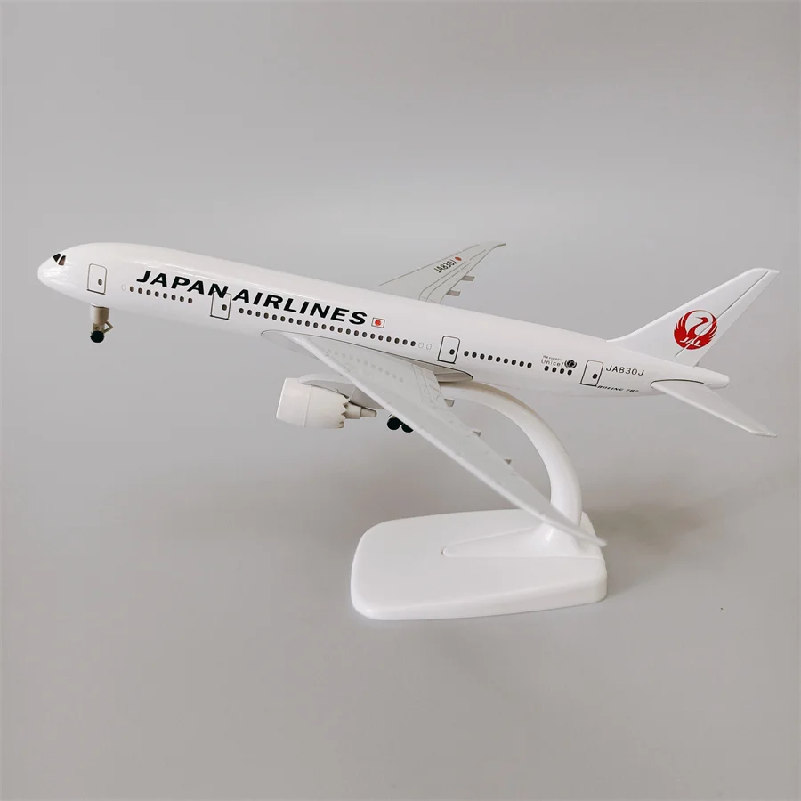 20cm Alloy Metal Air Japan Airlines Boeing 787 B787 Airways Diecast Airplane Model Plane Model Aircraft w Wheels Air Plane Model