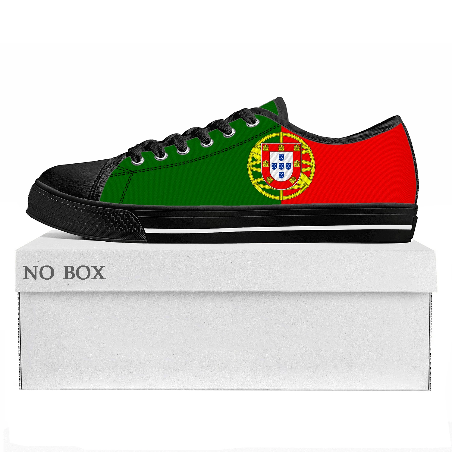 

Portugal Flag Low Top High Quality Sneakers Mens Womens Teenager Canvas Sneaker Portugal Prode Casual Couple Shoes Custom Shoe