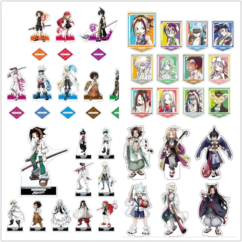 

Anime SHAMAN KING Figure Doll Kyoyama Anna Asakura Yoh Hao Amidamaru Machiruda Matisu Acrylic Stand Model Plate Cosplay Toy Gift