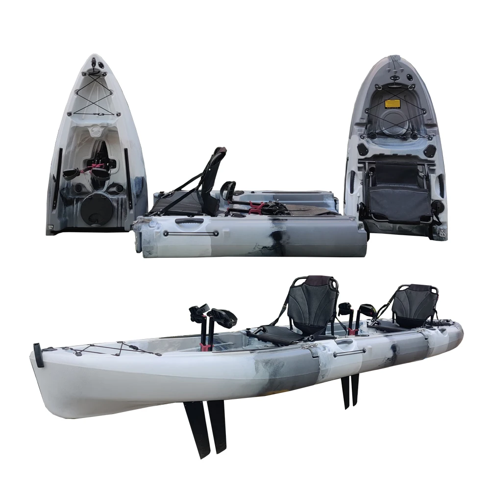 Трехмощный электрический приводной двигатель модульная разделенная педаль каяк