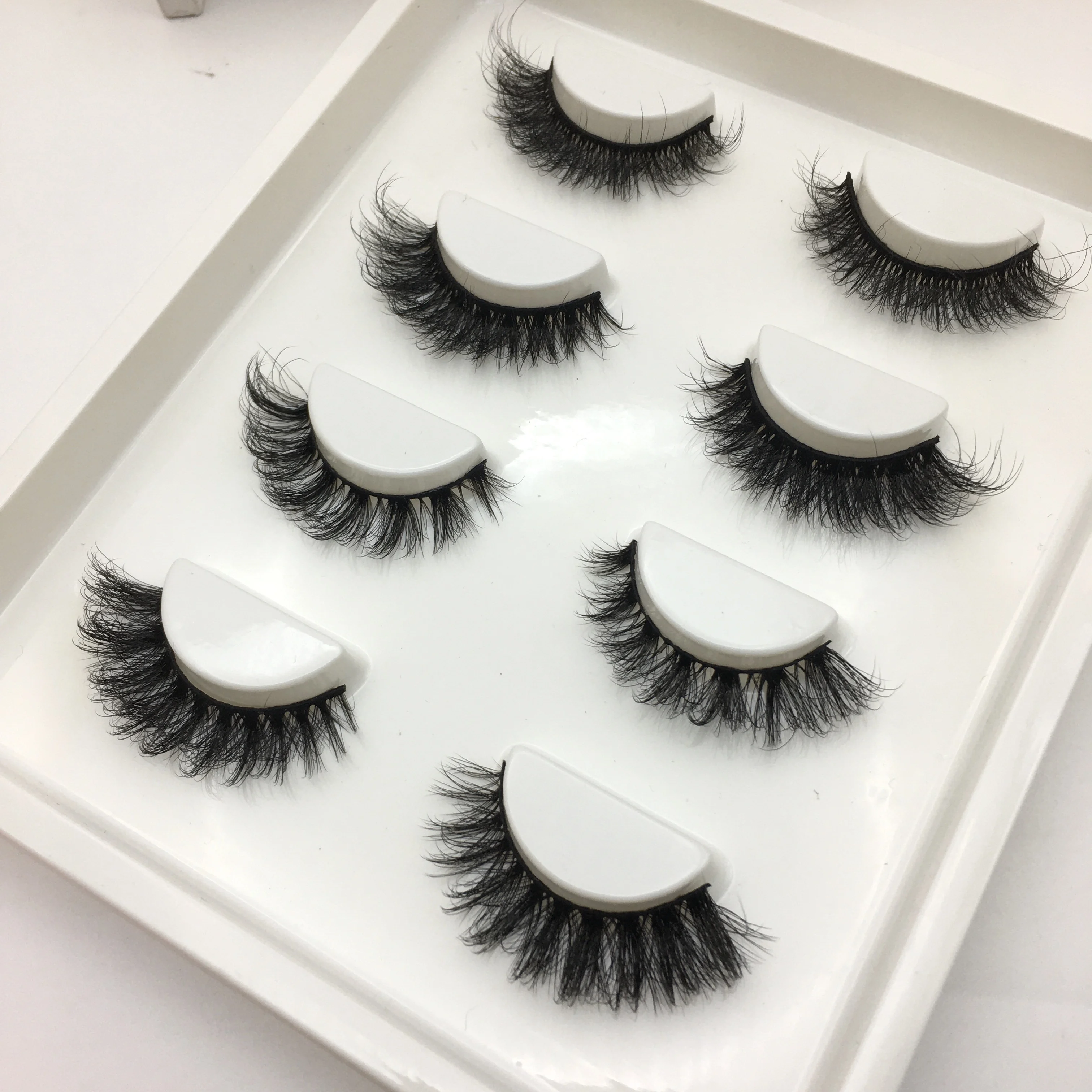 Оптовая продажа 4 пары пушистых ресниц частной торговой марки русские