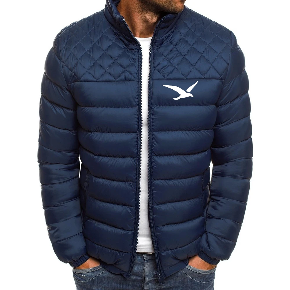 ZOGAA Seagull Winter 2023 New Fashion Hot Selling Men's Park Lightweight Warm Jacket Casual Stand Neck Jacket