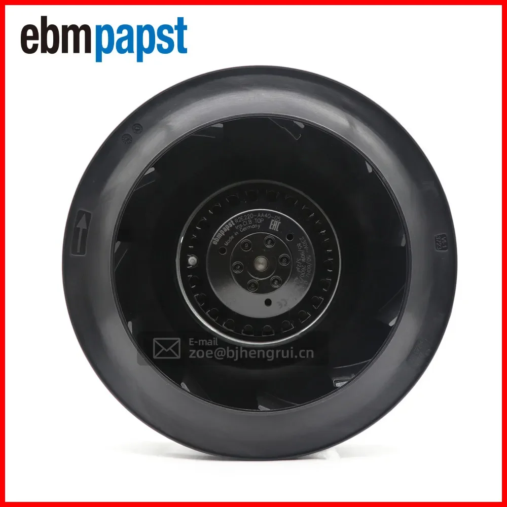 

Новый Ebmpapst Φ 230V AC 0,38/220 A 2600 мм 2700/об/мин, центробежный охлаждающий вентилятор для турбошкафа
