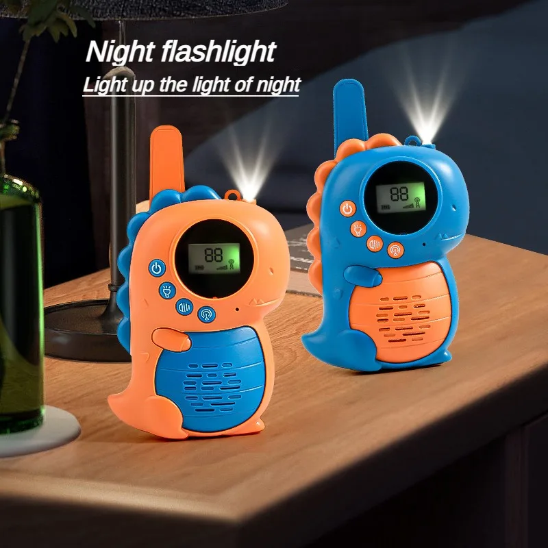 Рация динозавр светящаяся милая форма чистый звук качественная забавная