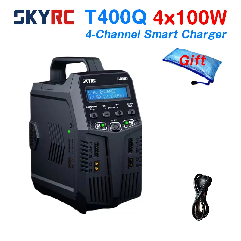 SKYRC T200 T400 двойное зарядное устройство переменного/постоянного тока 12 а 100 Вт XT60