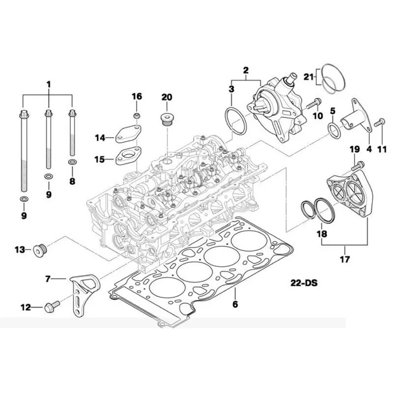 Тормозной вакуумный насос для BMW 11667542498 11667534236 7534236 7542498 11667635656 11667502656 7502656