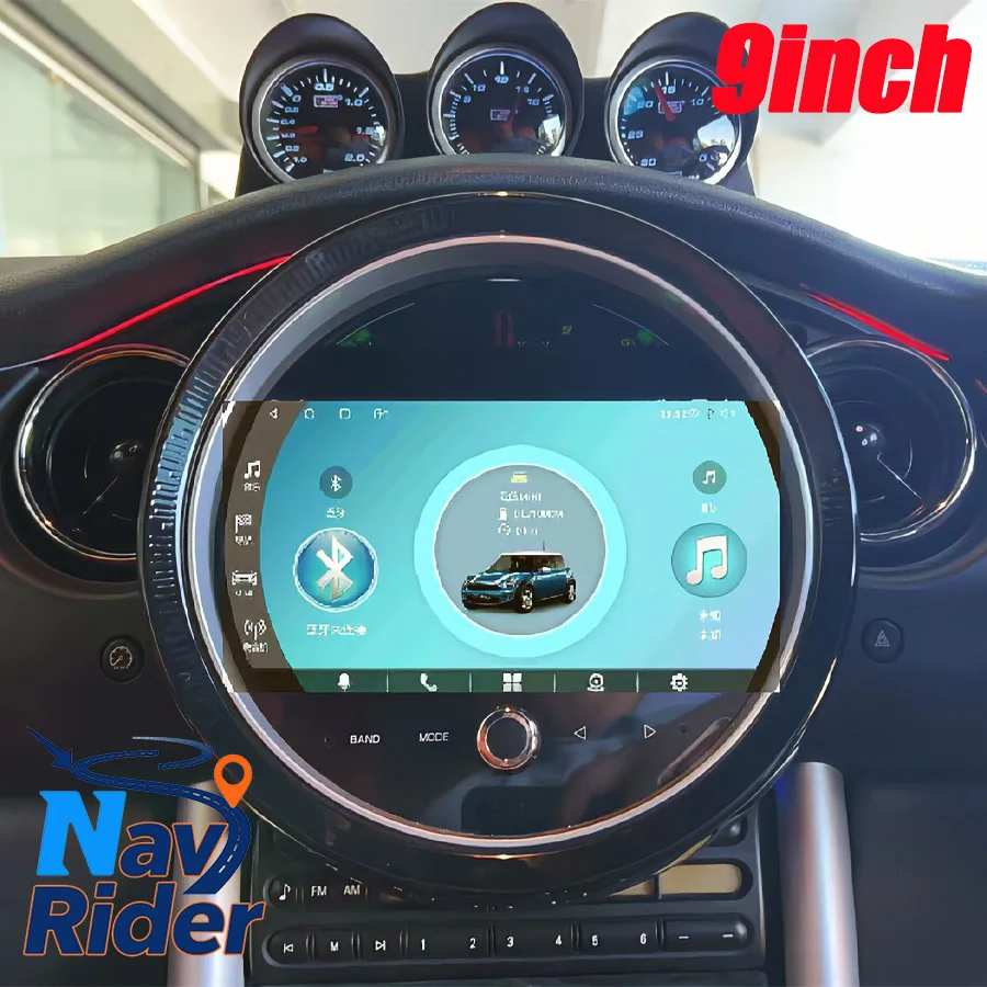 

9-дюймовый мультимедийный проигрыватель на Android 16 для BMW Mini Cooper R50 R52 R53 2004-2007, автомобильная стереосистема с GPS-навигацией, автомагнитола с поддержкой CarPlay