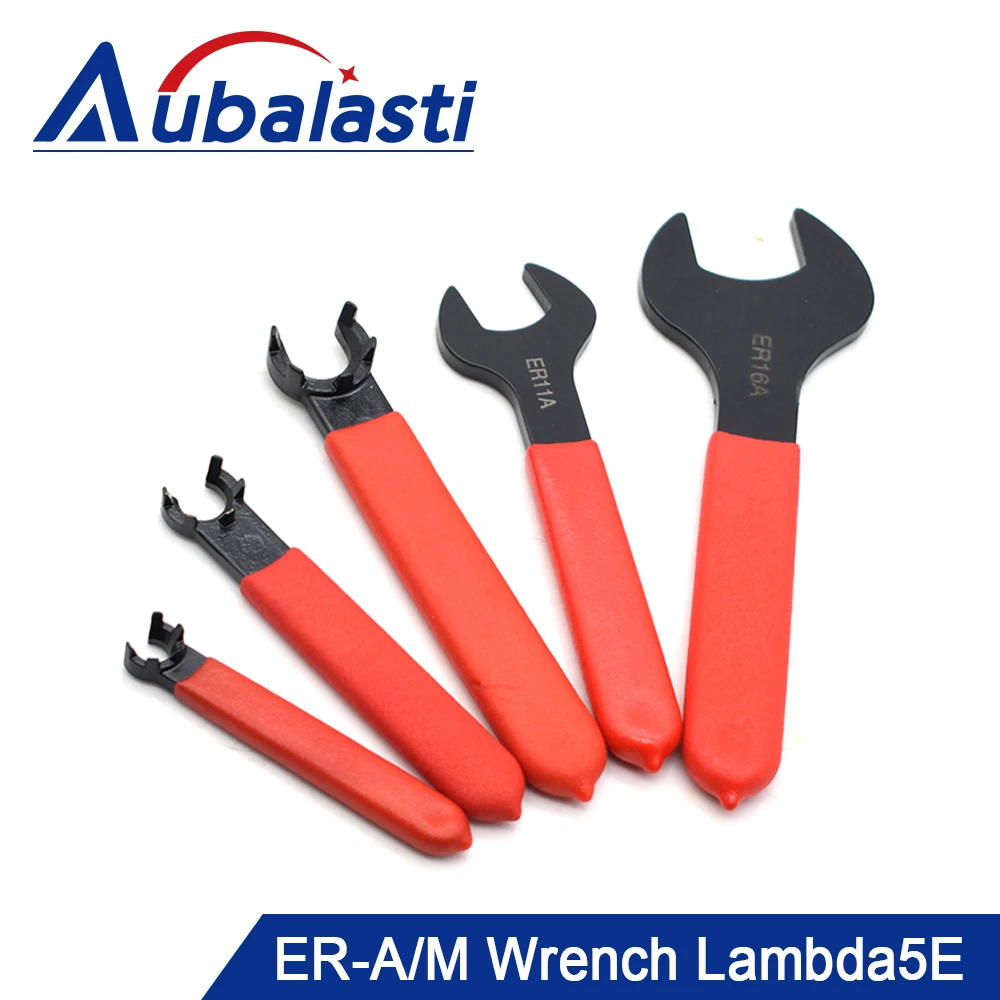 

Aubalasti ER Collet Wrench ER11A ER11M ER16A ER16M ER20A Collet Nut Spanner & Collet Chuck Holder CNC Milling Tool Lathe Tools