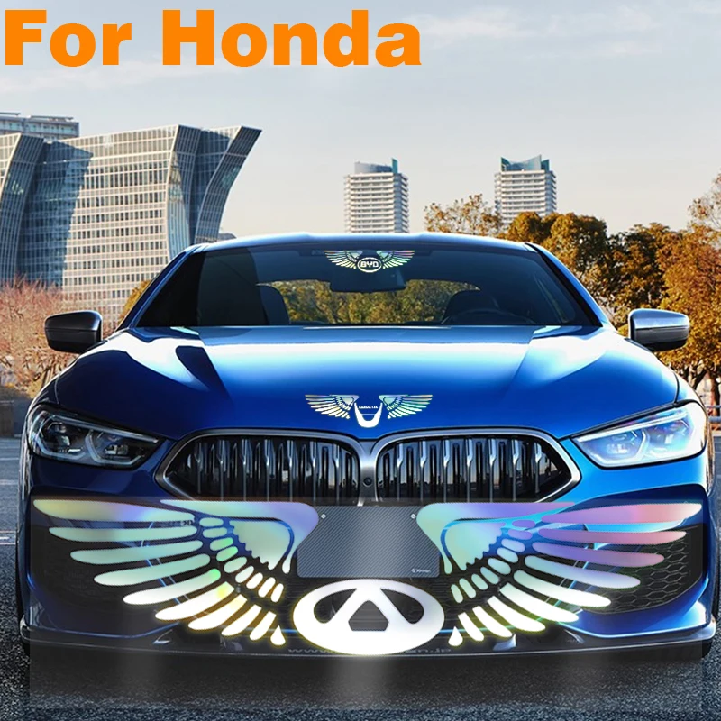 

Car Fashion Creative Body Glass Decoration Reflective Vinyl Laser Decal Stickers for Honda Crosstour JADE CRZ Spirior Typer Vtec