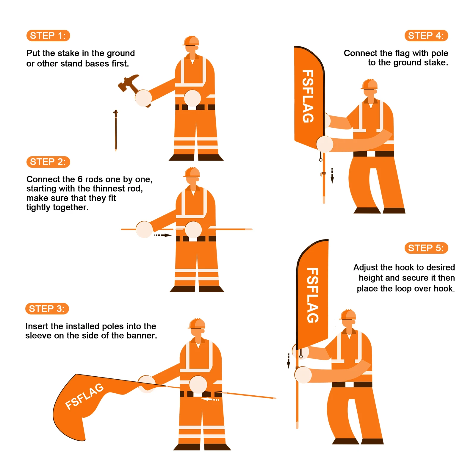 FSFLAG 1 шт. 280 см флаг с перьями для рекламы наружный баннер украшение бизнеса и