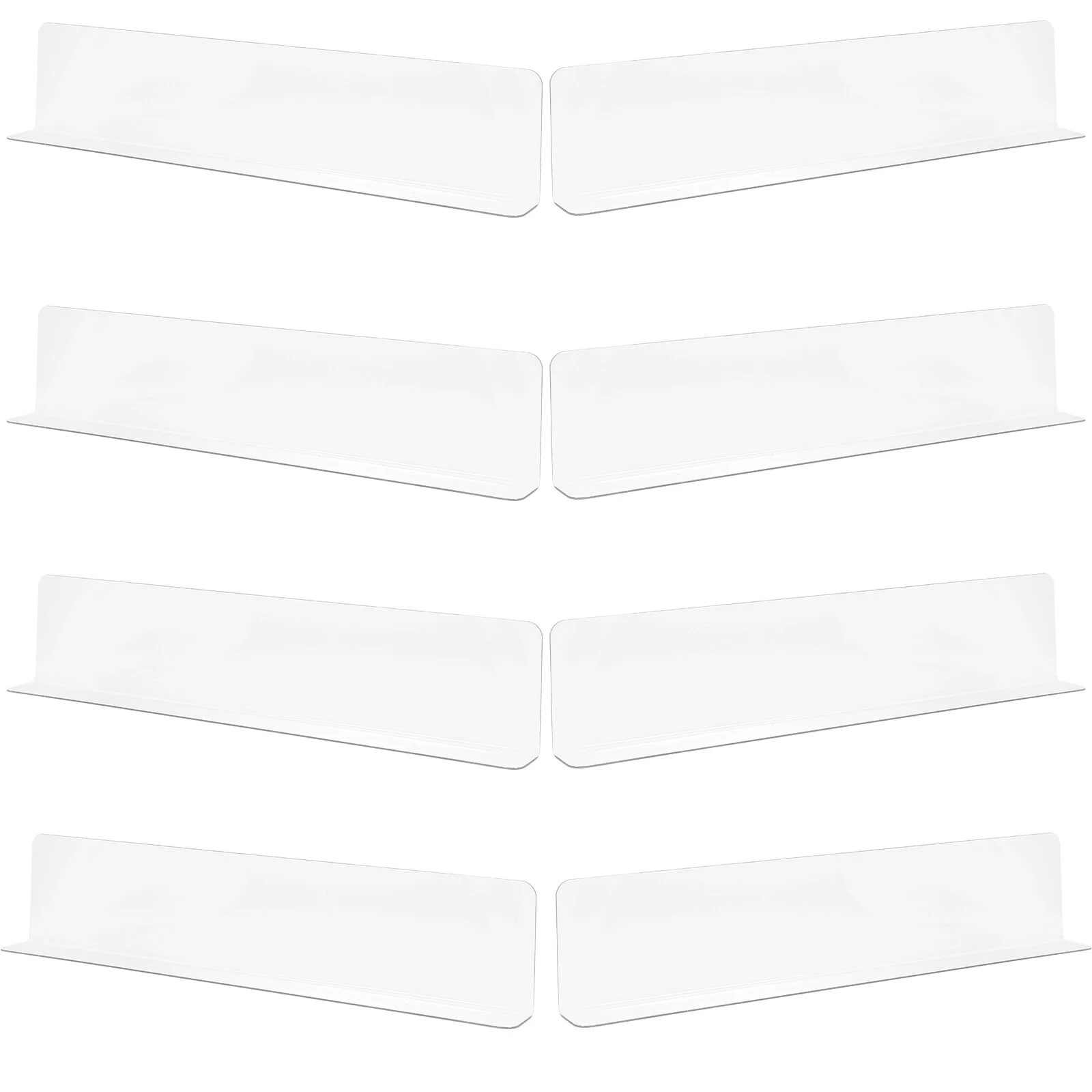 

8 Pcs Underlayment Blocker Pet Cage Guard Hamster Clear Bumpers Partition Plate Guards Small Pets Pvc Toy Sofa Toys