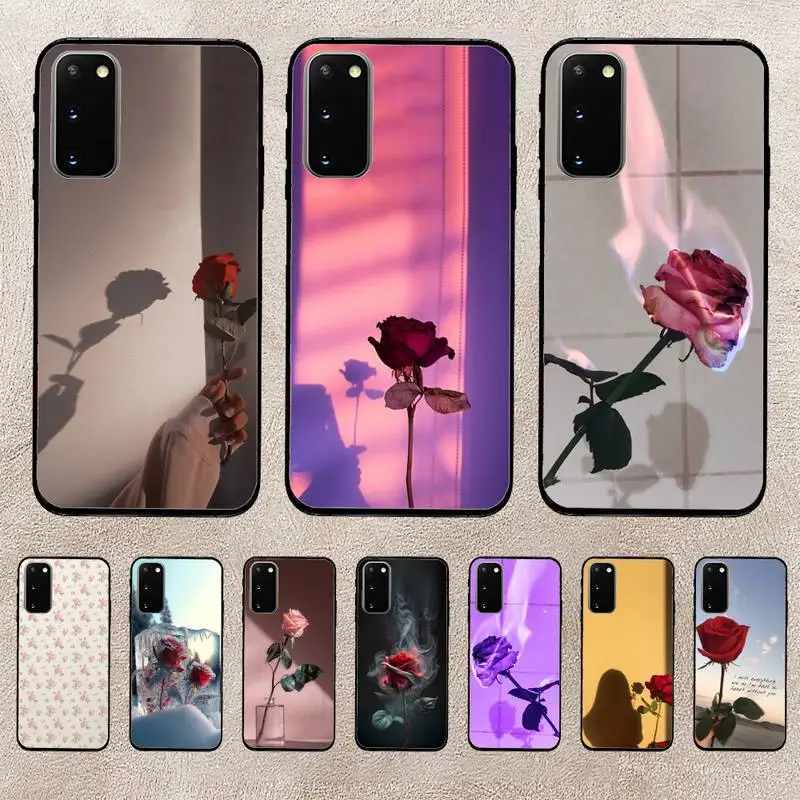 

Retro Rose Phone Case For Huawei Honor 10Lite 10i 20 8x 10 Funda 9lite 9xpro Back Coque