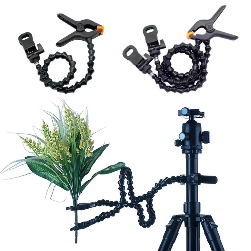 50 см макрозажим поворотный складной зажим с двойной головкой для макросъемки