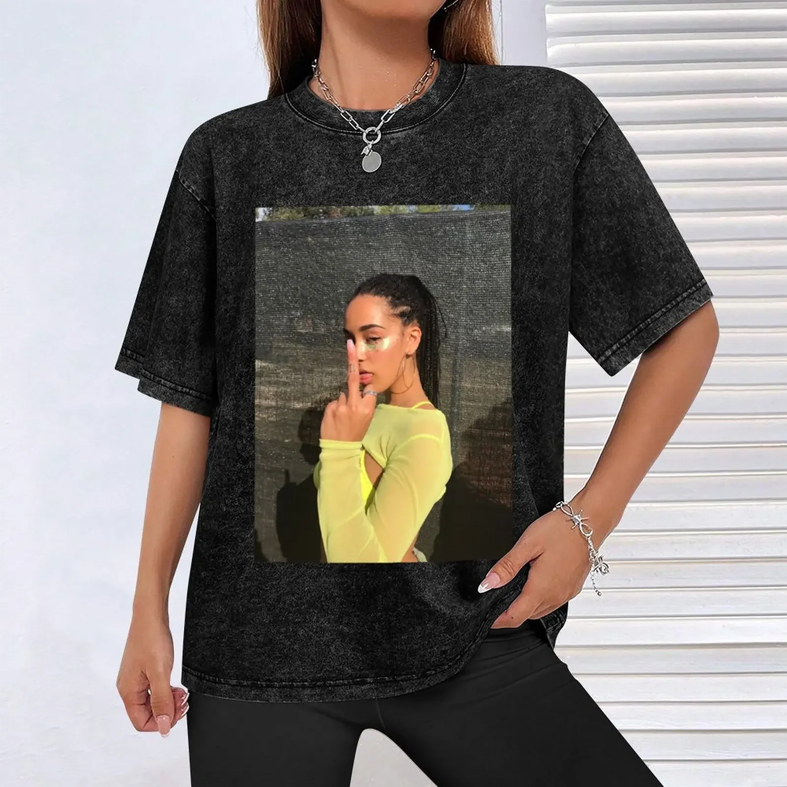 Футболка Jorja Smith футболки на заказ рубашка из чистого хлопка с эффектом