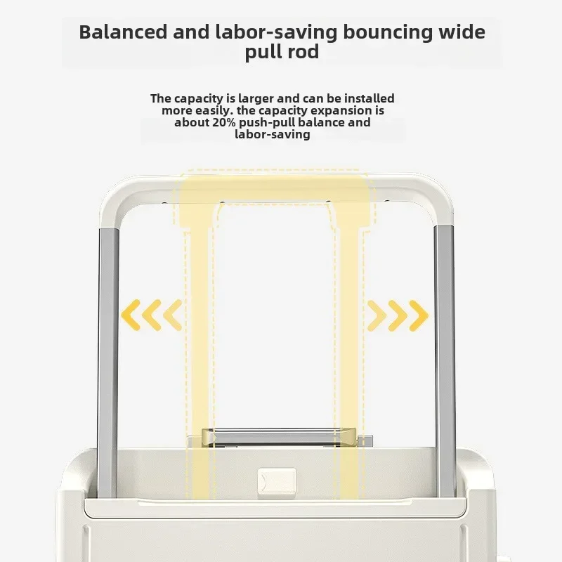 Multifunctional suitcase aluminum frame wide handle carry on luggage 20 inch trip cabin password trolley case 22&quot 26