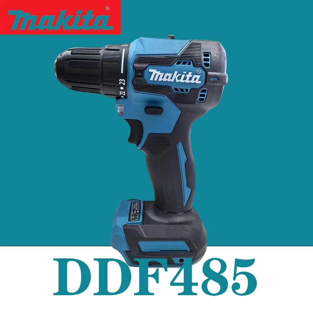 Makita DDF485 18- В электрическая дрель аккумуляторный ключ для дома DIY с бесщеточным