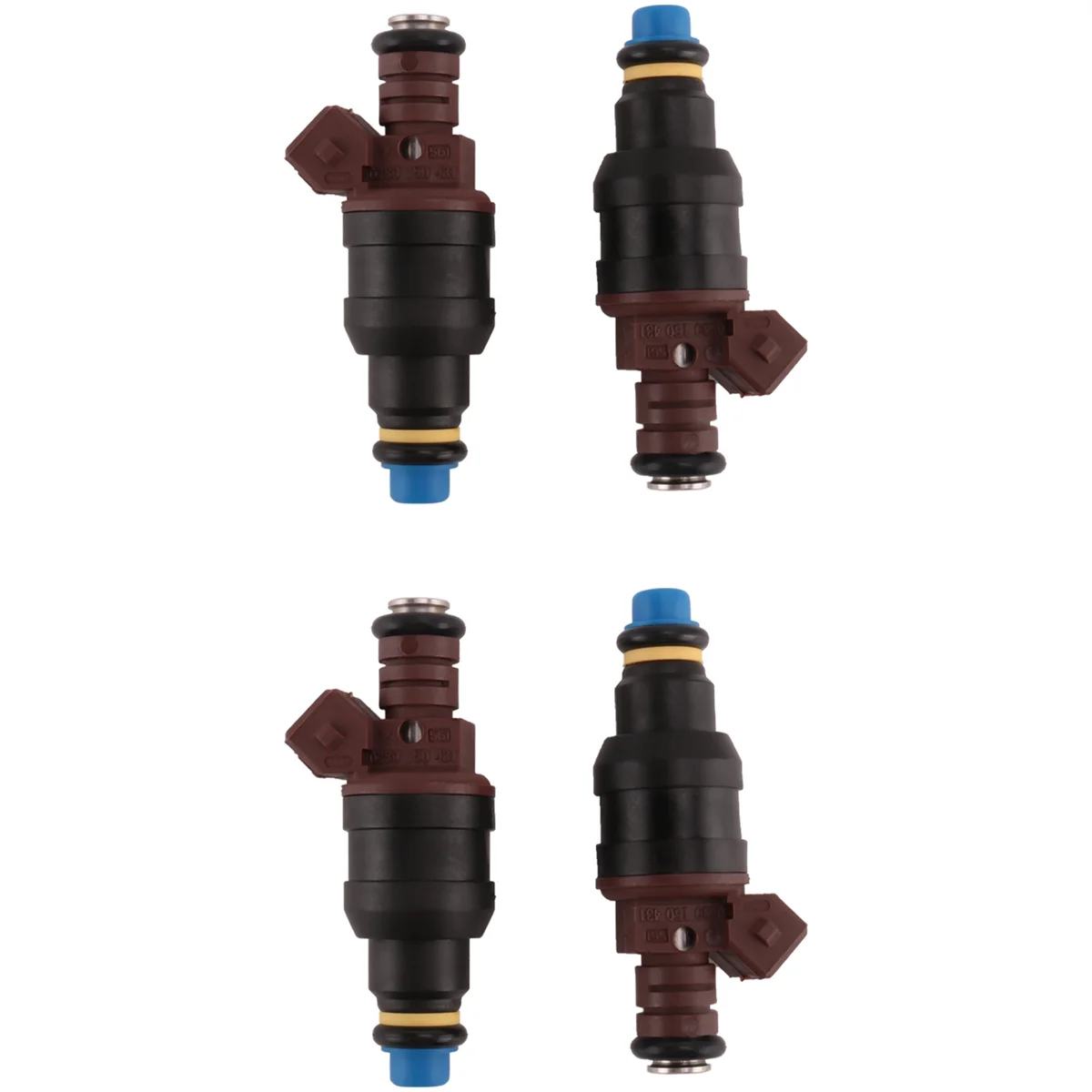 4 шт. Топливная форсунка 0280150431 для SAAB 9-3 900 9000 2.0L 2.3L I4 TURBO 94-01