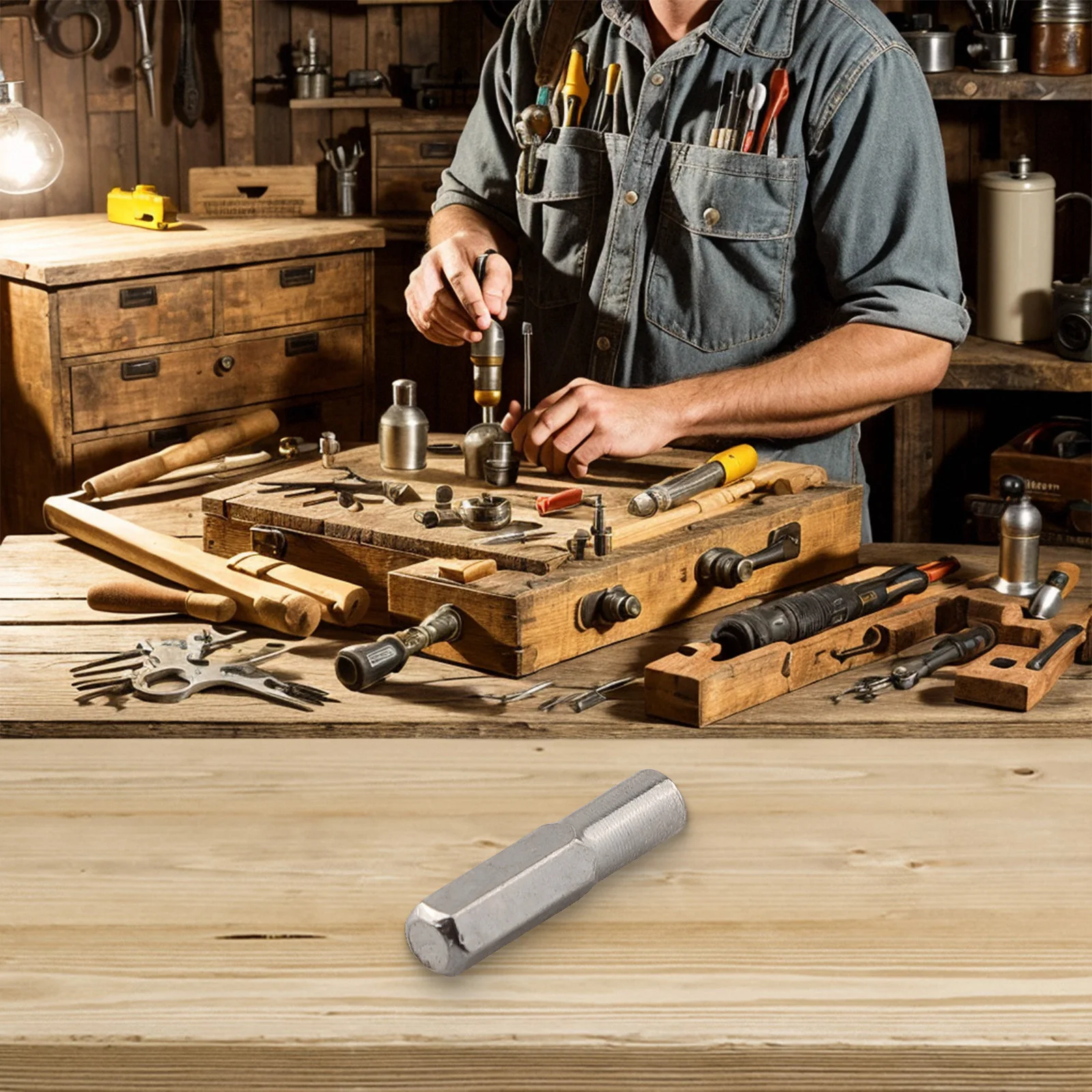 Переходник с шестигранной головкой 6 35 мм на 4 магнитное гнездо для отвертки