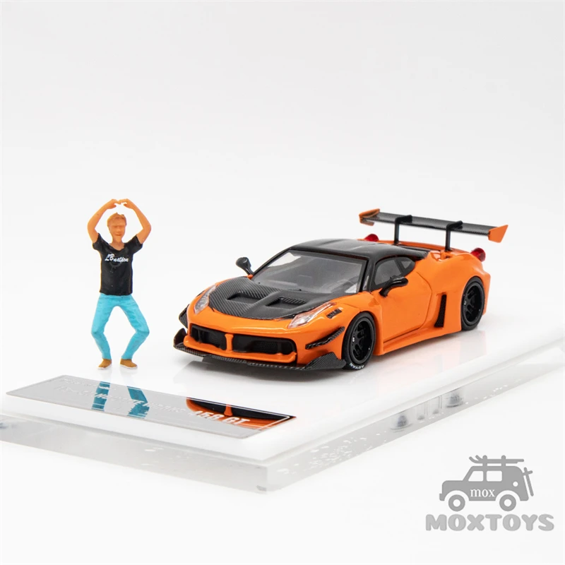 Модель звезды 1:64 фунта-силуэт работает 458 GT литая модель автомобиля