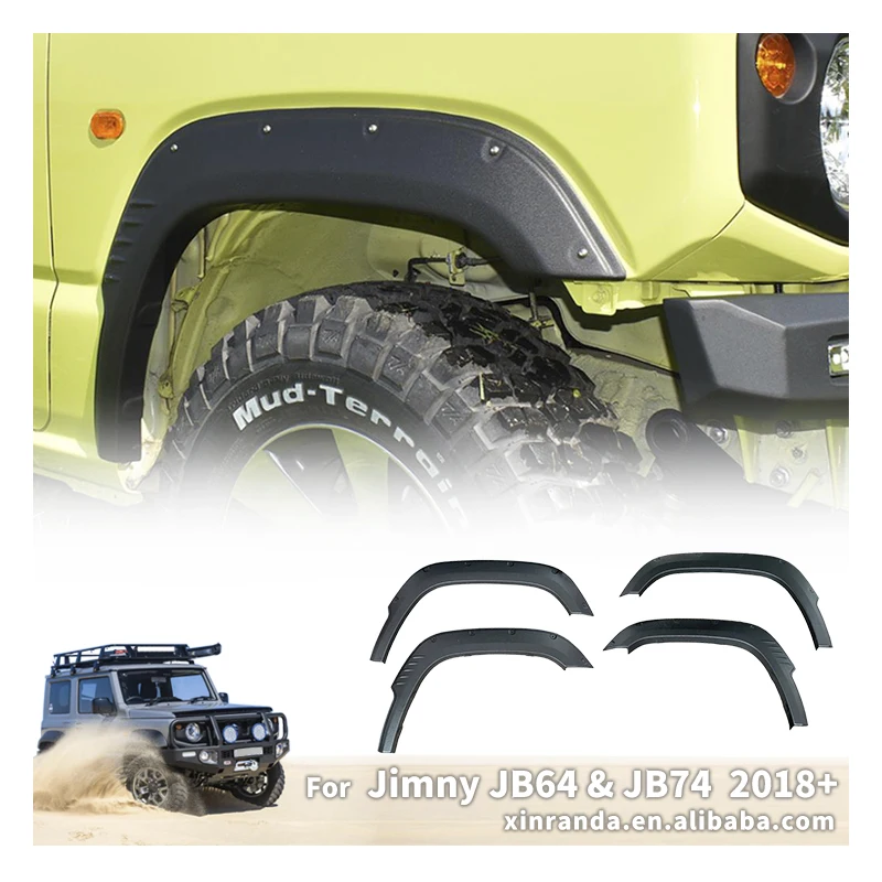 

For Jimny JB64 Accessories Car Wheel Eyebrow Fender Flares For Suzuki Jimny JB64W JB64 2018 2019 2020 2021 2022 2023+