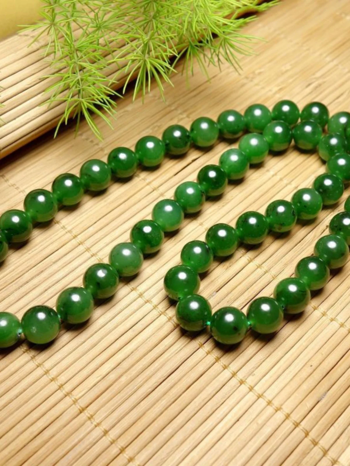 Новые китайские бусины из зеленого имитации агата 2024 новое популярное