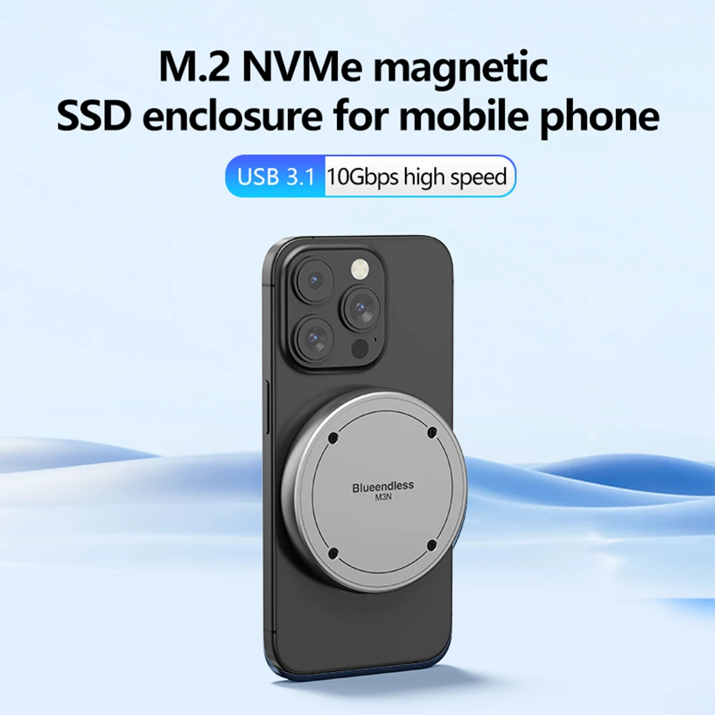 Магнитный твердотельный накопитель M.2 2230 2242 NVMe 10 Гбит/с SSD жесткий диск для iPhone 15 Pro